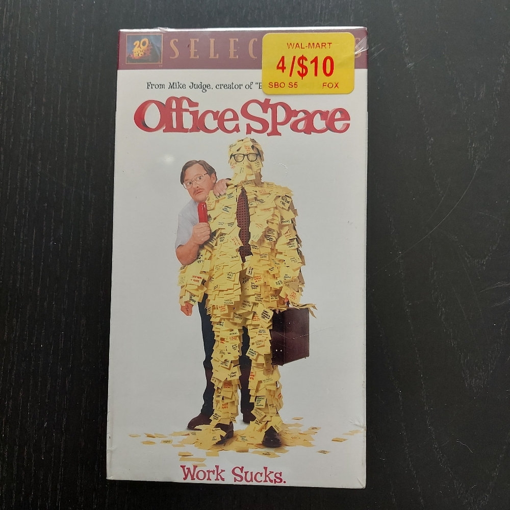 Office‎ Space VHS 1999 Factory Sealed New From WAL-MART